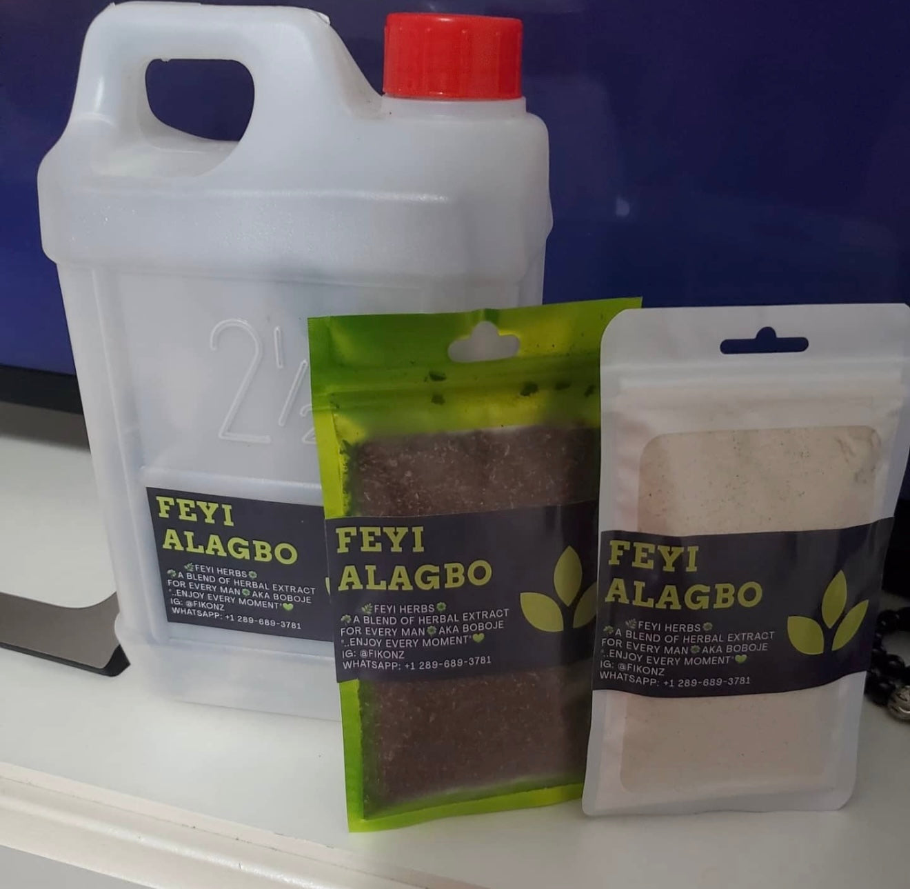 African fix of quick ejaculation roots and barks, Agbo Jedi and Manpower Super Package. 3 in 1